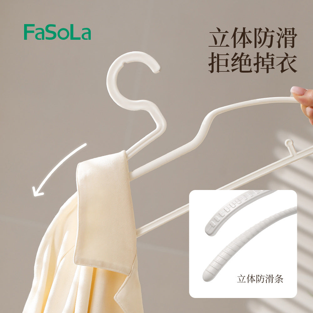 FaSoLa-No-Trace-Hangers-with-Collar-Protection---White,-Set-of-5-1