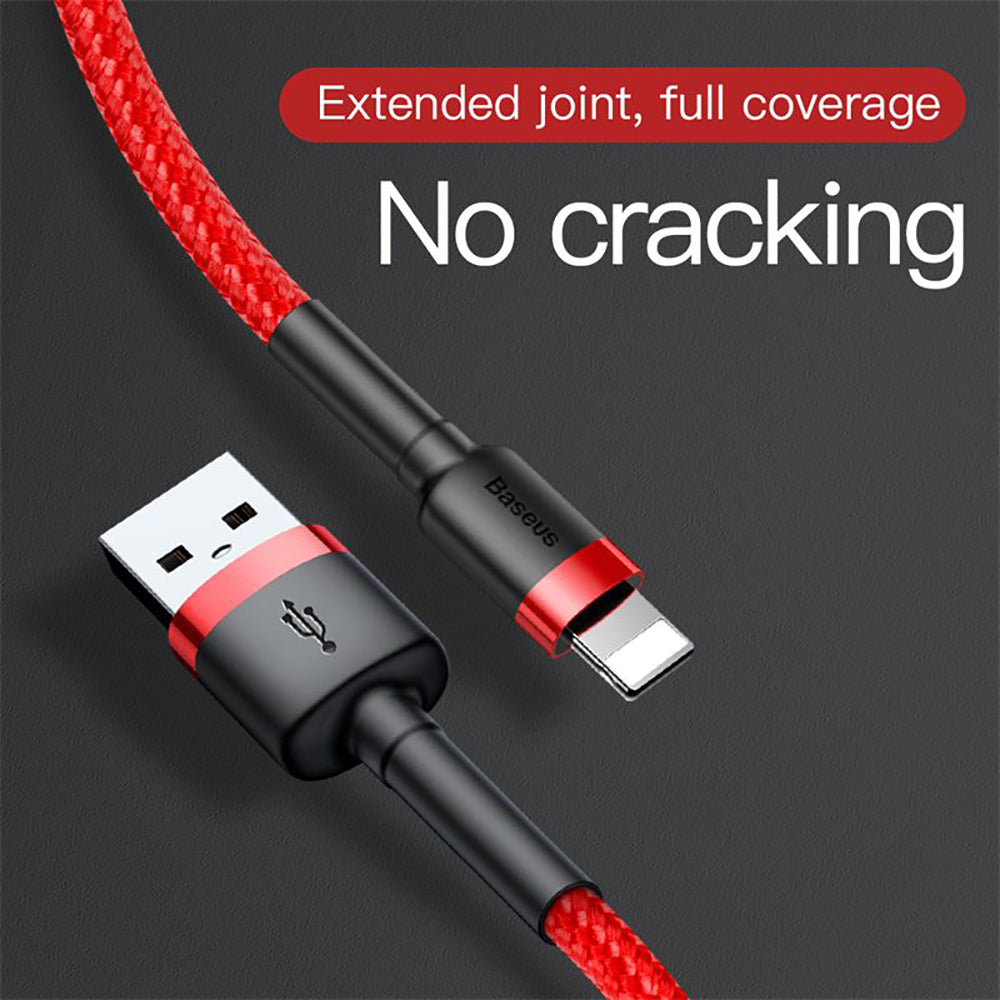 Baseus-Cafule-USB-to-Lightning-Cable-2.4A-1M---Red-1