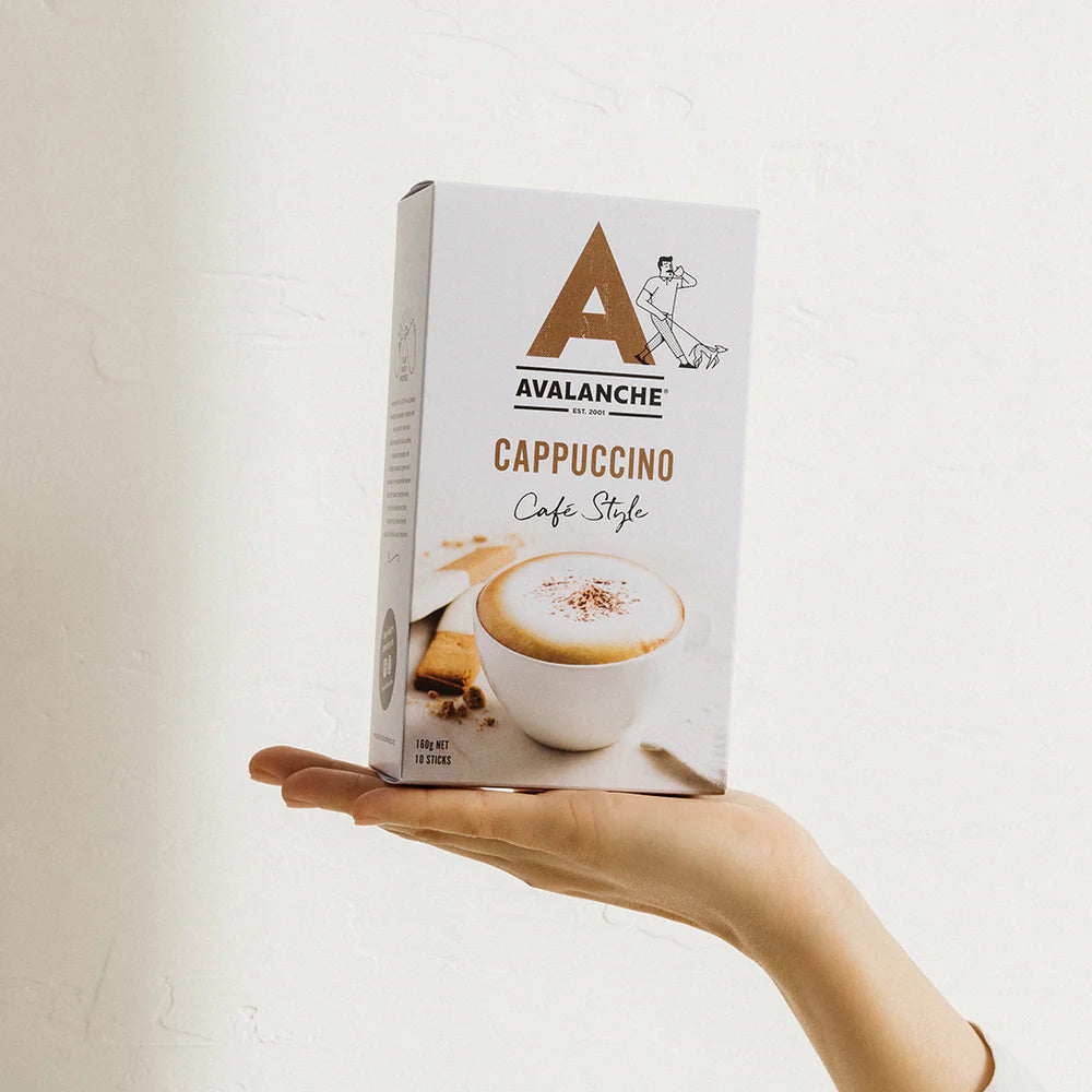 Avalanche-Cappuccino-Coffee-Powder---10-Sachets,-160g-1