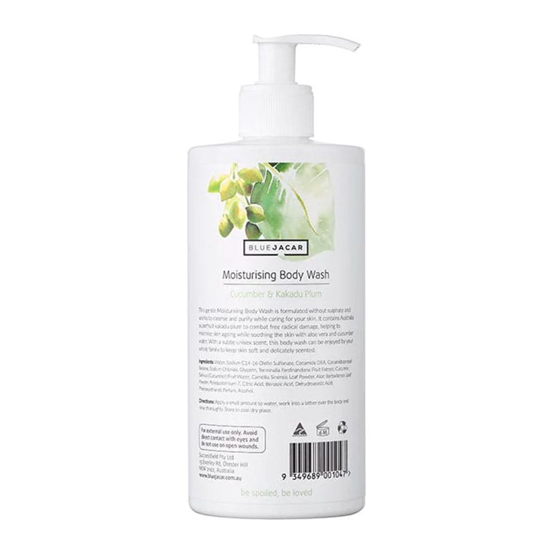 Blue-Jacar-Moisturising-Body-Wash---Cucumber-&-Kakadu-Plum,-500ml-1