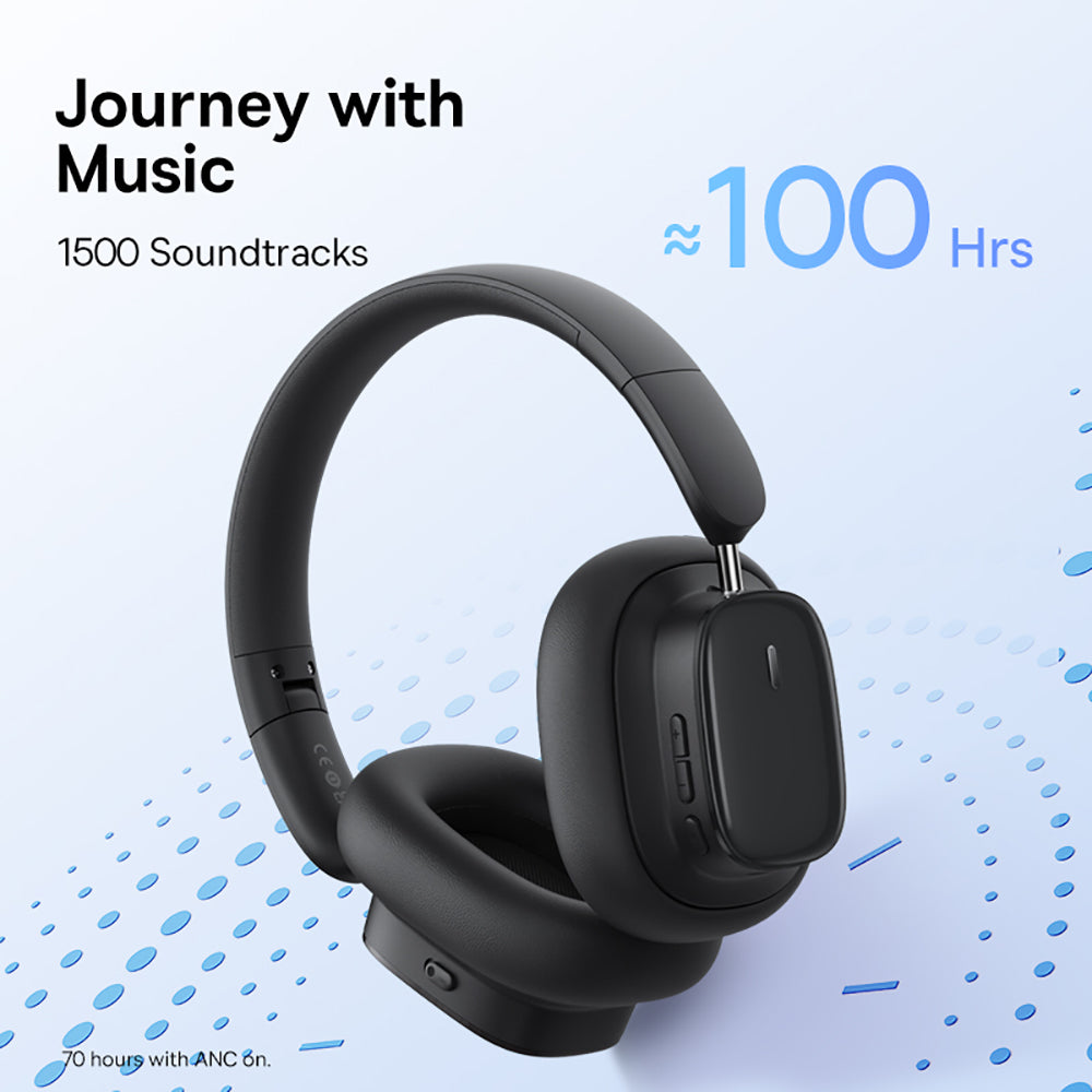 Baseus-Bowie-Series-H1i-Over-Ear-Noise-Cancelling-Bluetooth-Headphones---Starry-Black-1