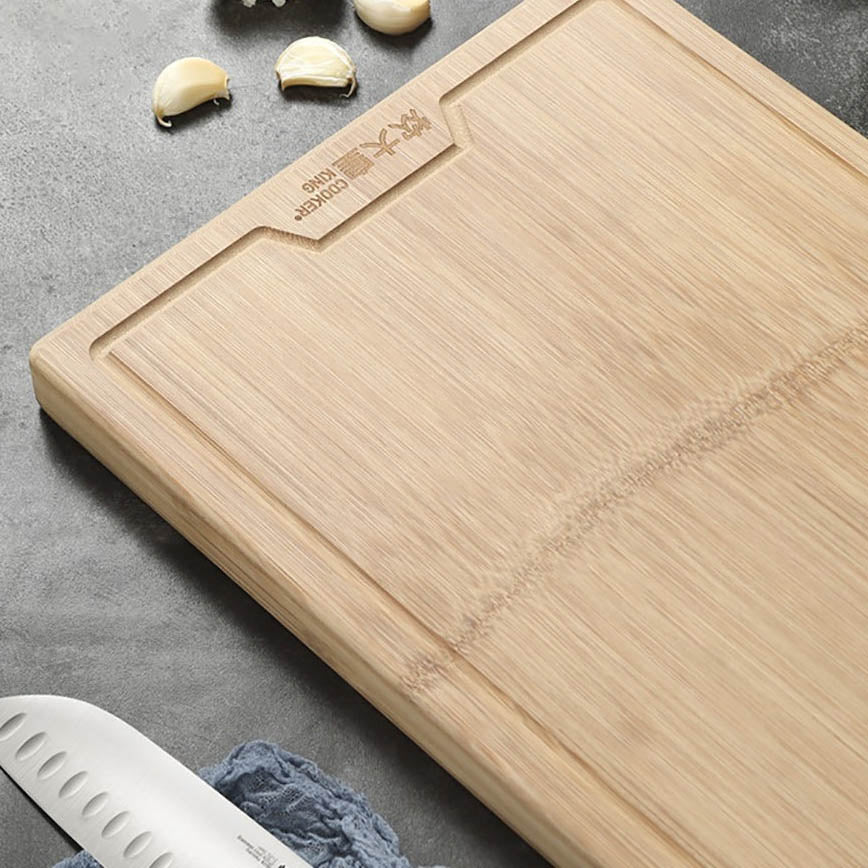 Cooker King Natural Thickened Bamboo Cutting Board - 40x30x3cm