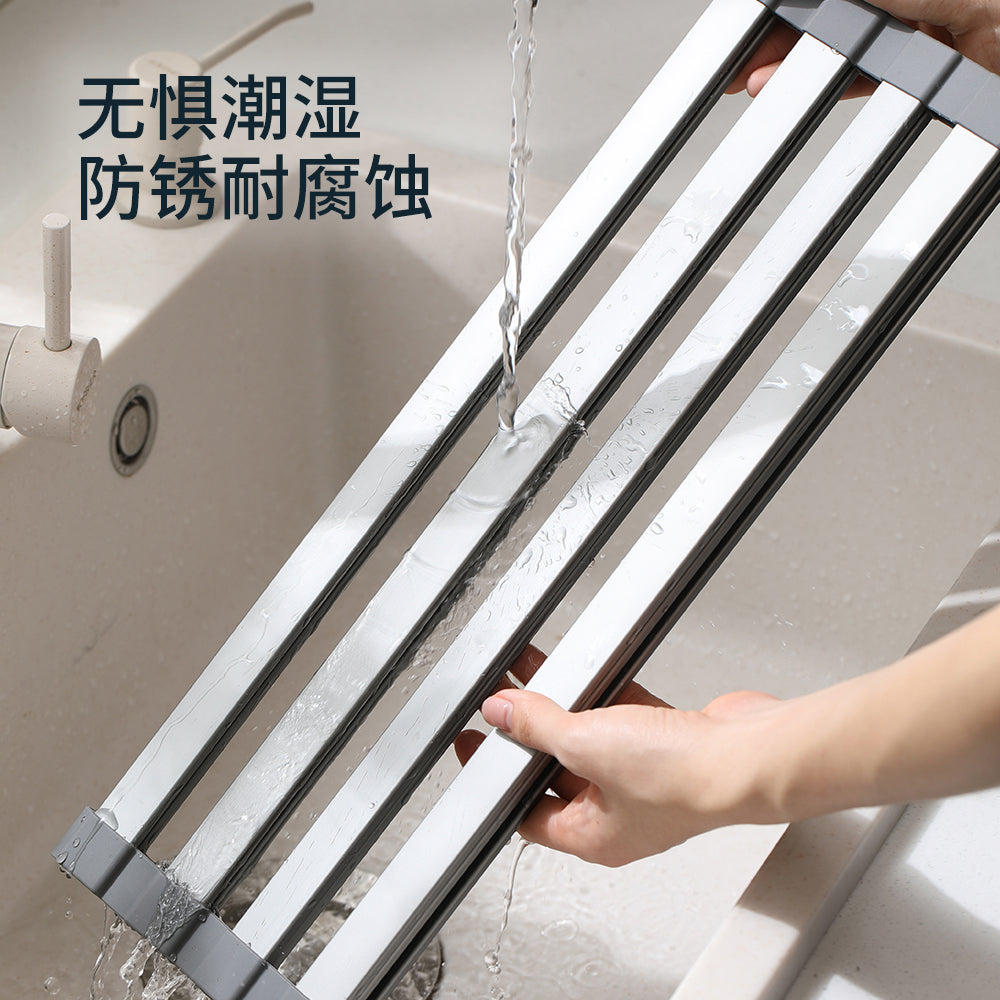 FaSoLa-Foldable-Sink-Draining-Rack---Gray,-48cm-1