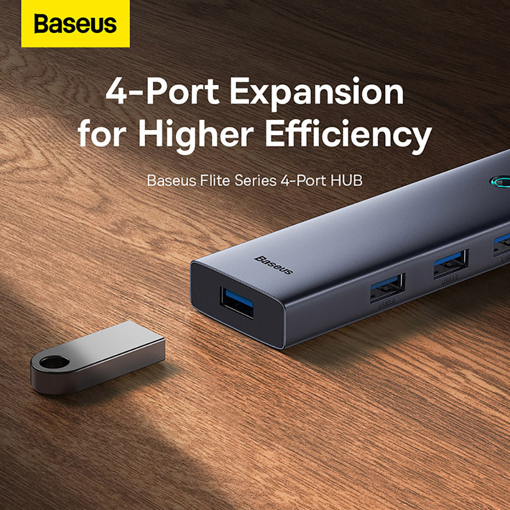 Baseus-Flite-Series-4-Port-HUB---Space-Gray-1