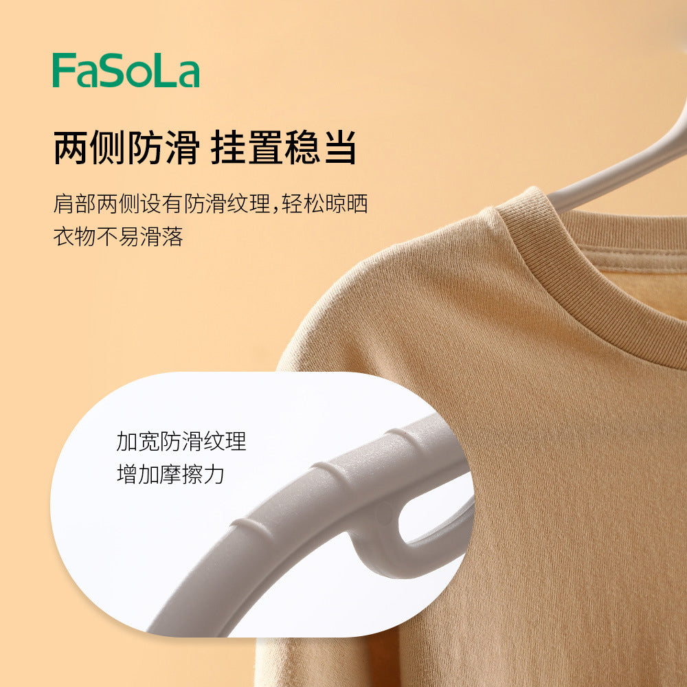 FaSoLa-Shoulder-Protection-Plastic-Hangers---Light-Gray,-Set-of-8-1