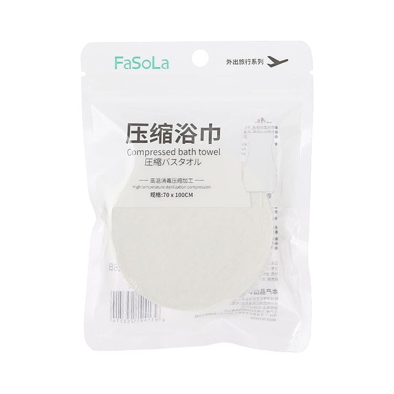 FaSoLa-Disposable-Compressed-Cotton-Towel---1-Piece,-White,-70*100cm-1