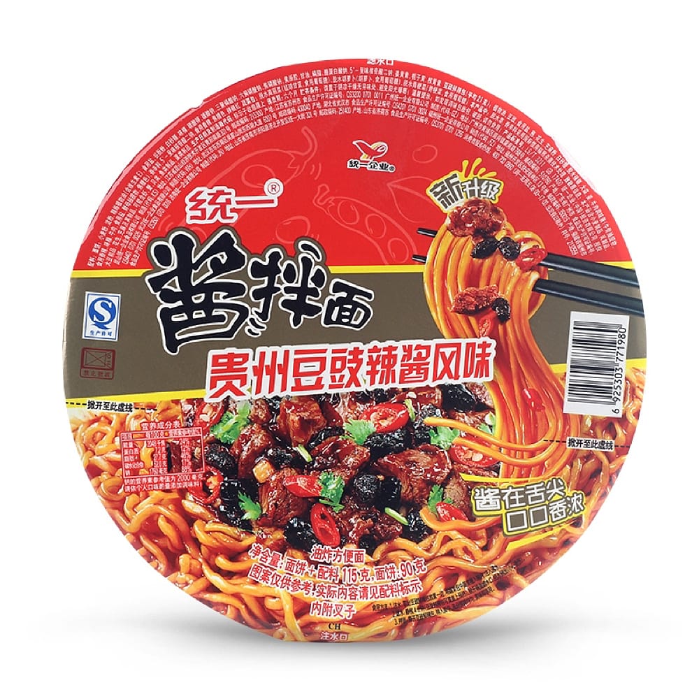 Uni-President-Guizhou-Fermented-Black-Bean-Sauce-Noodles---115g-x-12-Bowls/Box-1