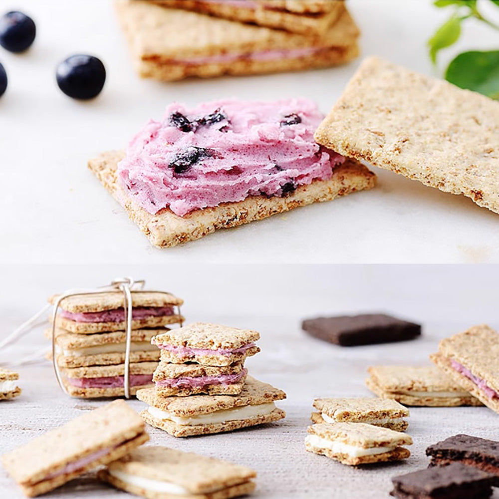 Asahi-Low-Calorie-Brown-Rice-Sandwich-Crackers---Blueberry-Flavor,-72g-1