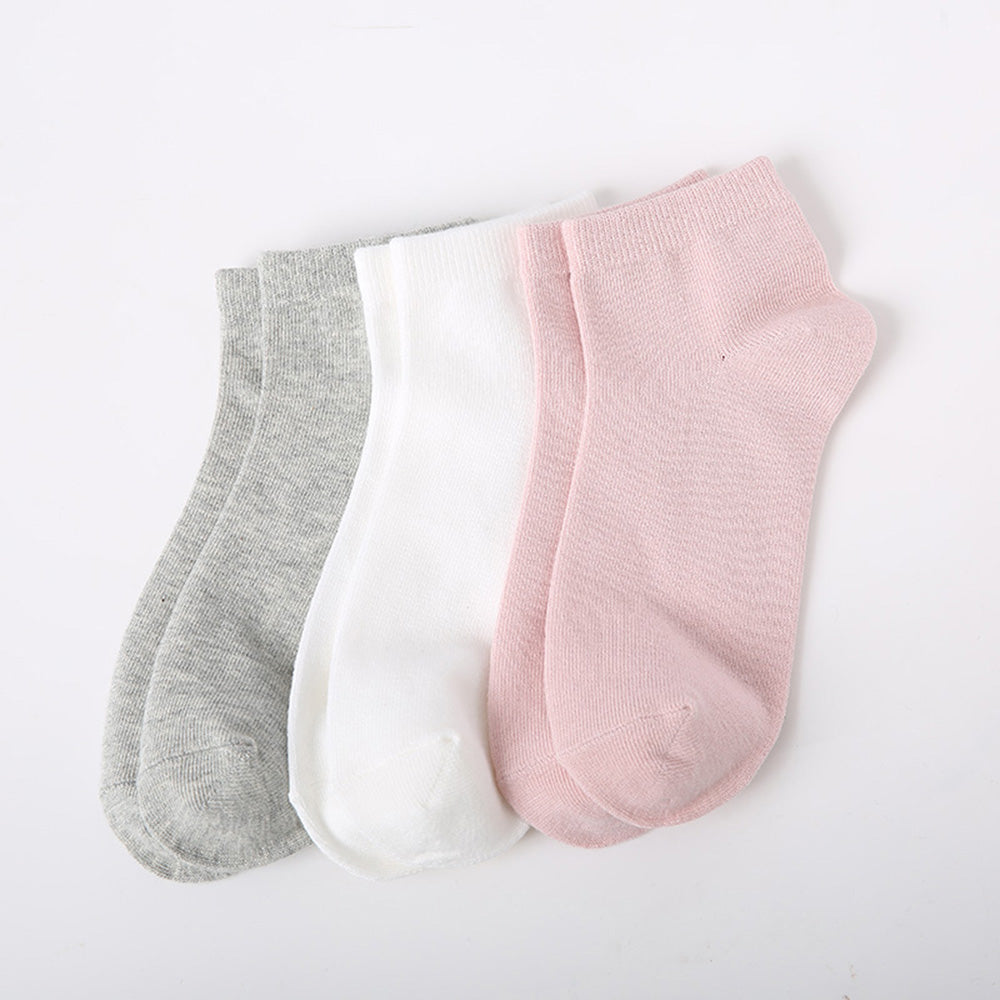 FaSoLa-Women's-Short-Cotton-Socks---Gray,-2-Pairs-1