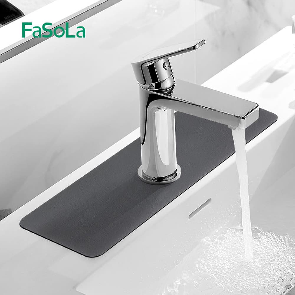 FaSoLa-Faucet-Absorbent-Mat---Grey,-38x13.8cm-1