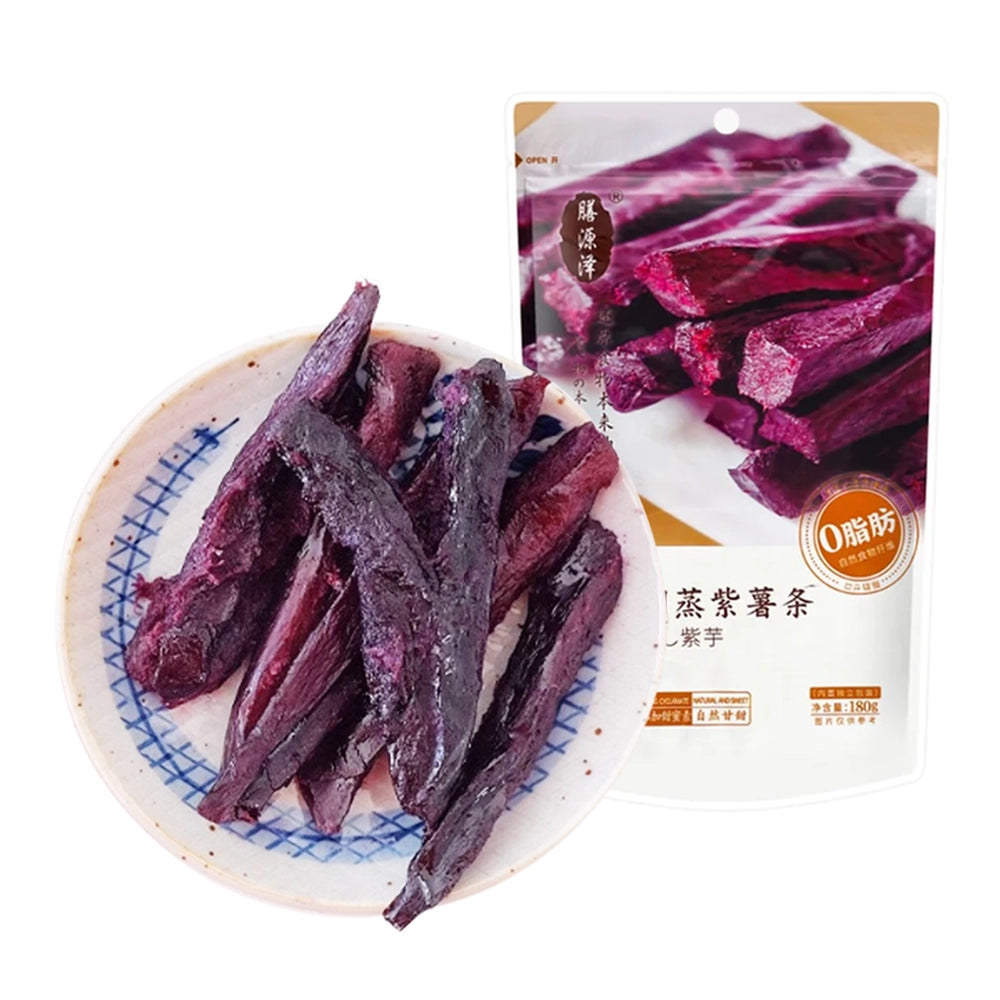 Shanyuanze Natural Steamed Purple Sweet Potato Strips 180g – Umall ...