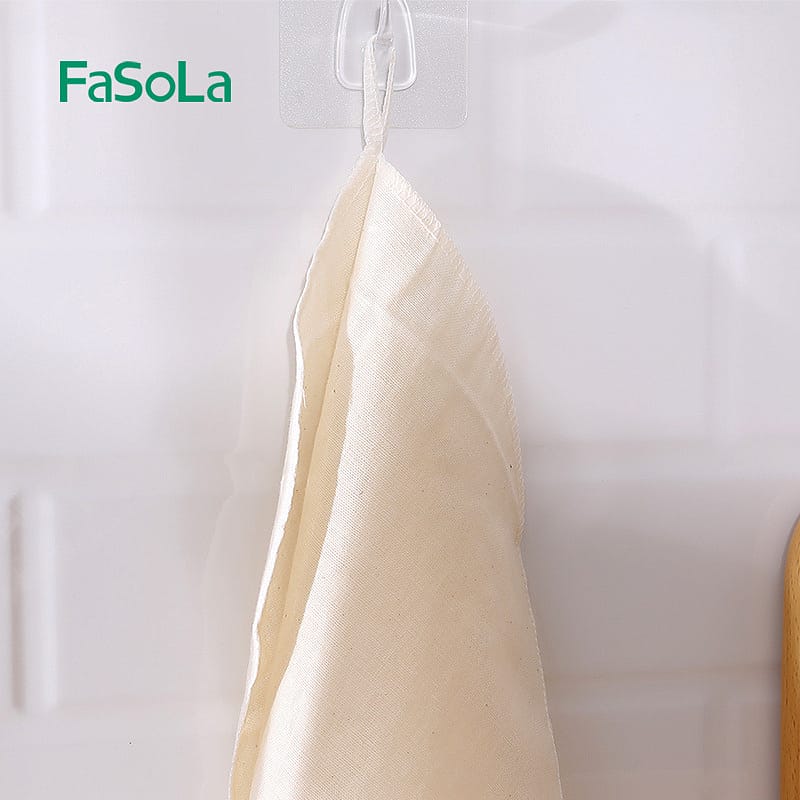 FaSoLa-Cotton-Steamer-Cloth---Beige,-32cm-Diameter,-5-Pieces-1