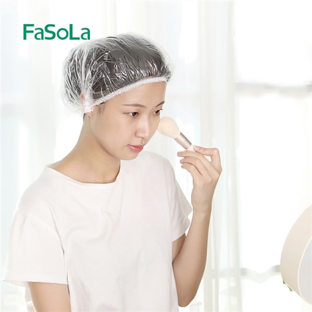 FaSoLa-Disposable-Shower-Caps---White,-50-Pieces-1