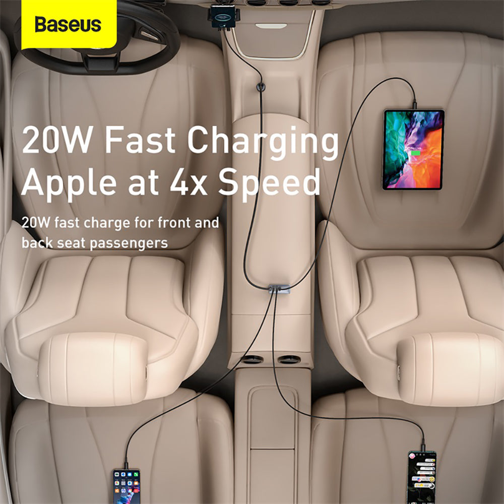 Baseus-PPS-Multi-port-Fast-Charging-Car-Charger-with-Extension-Cord---120W-1