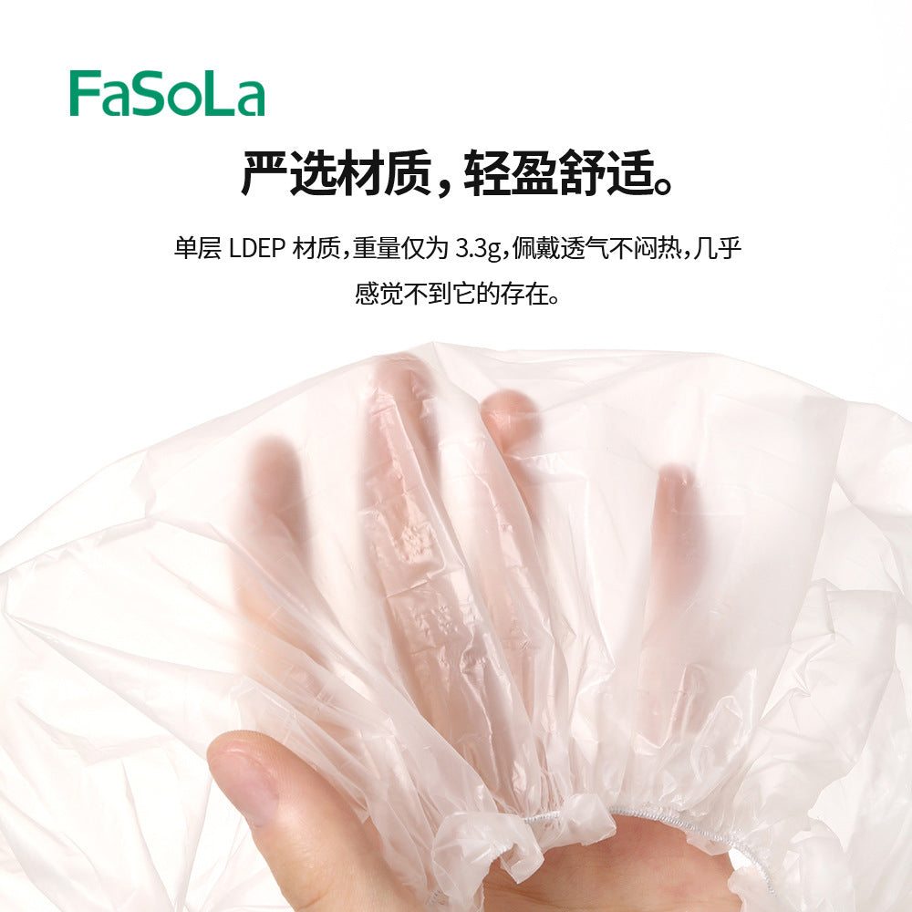 FaSoLa-Biodegradable-Shower-Caps---Off-White,-Pack-of-30-1