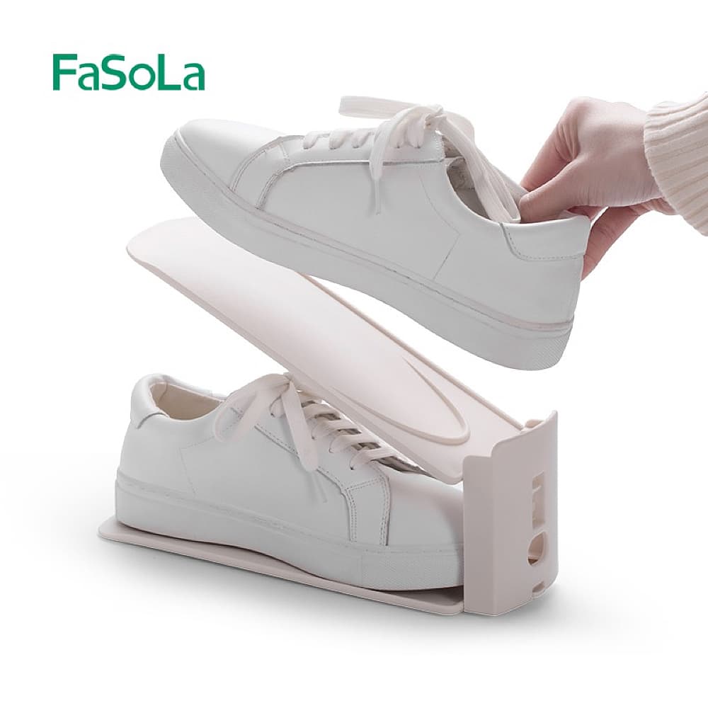 FaSoLa-Adjustable-Double-Layer-Shoe-Rack---27*7.8*9.5cm-1