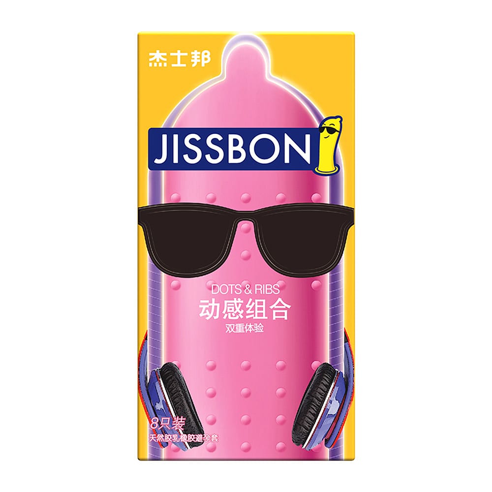 Jissbon-3D-Dotted-Condoms---8-Pieces-1