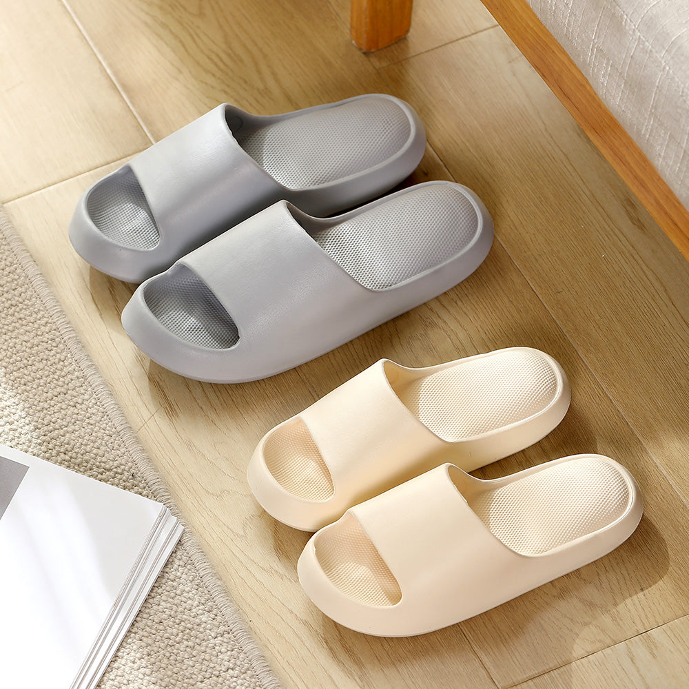 Fasola-Thick-Soled-Bathroom-Slippers,-Grey,-Size-43/44---One-Pair-1