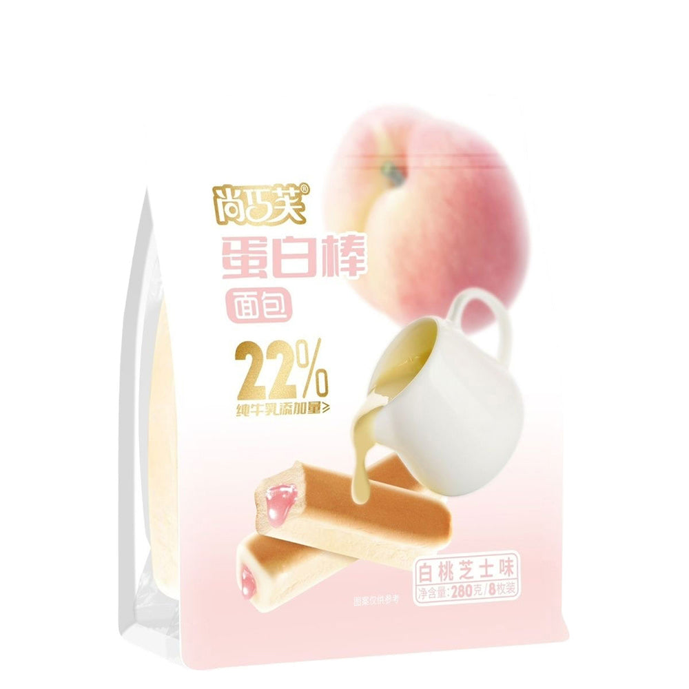 Shang-Qiaofu-Protein-Bar-Bread---White-Peach-Cheese-Flavor-280g-1