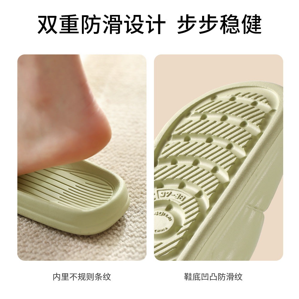 Fasola-Lightweight-Bathroom-Slippers,-Green,-Size-37/38---One-Pair-1