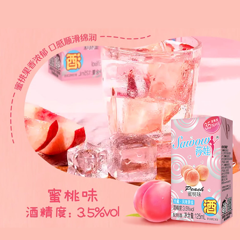 Want-Want-Sawow-Peach-Flavored-Fruit-Wine-3.5%---125ml-x-4-1