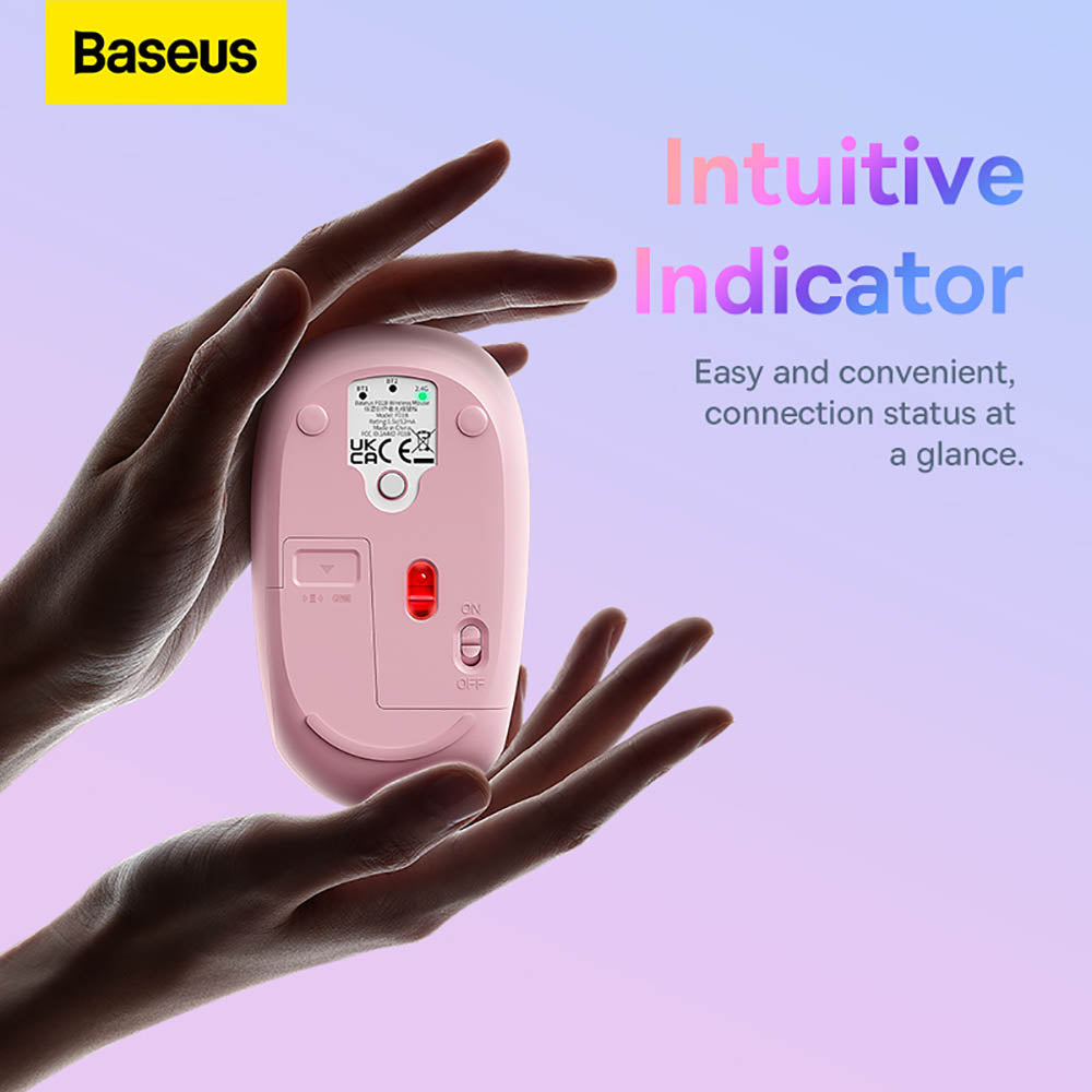 Baseus-Creator-Tri-Mode-Wireless-Mouse---Floating-Pink,-Overseas-Edition-1