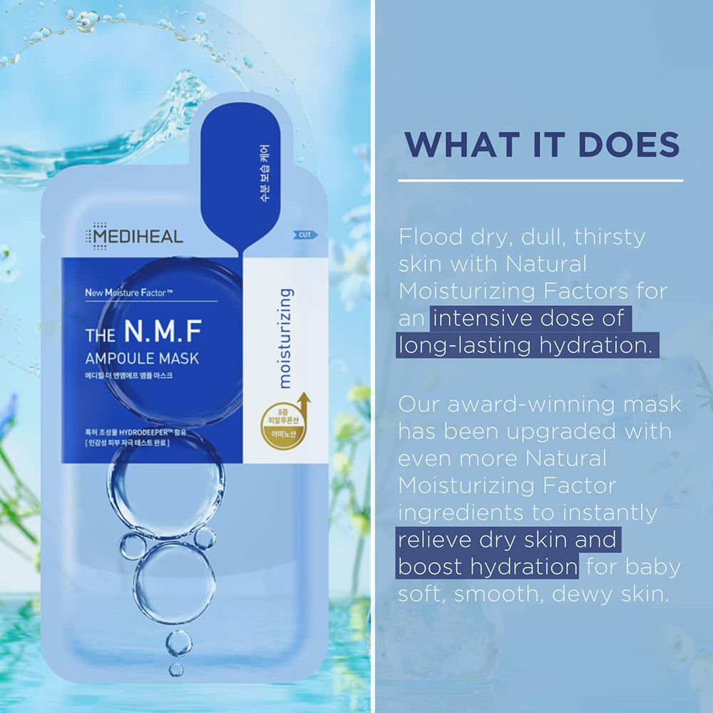 Mediheal-N.M.F-Ampoule-Mask---27ml,-10-Sheets-1