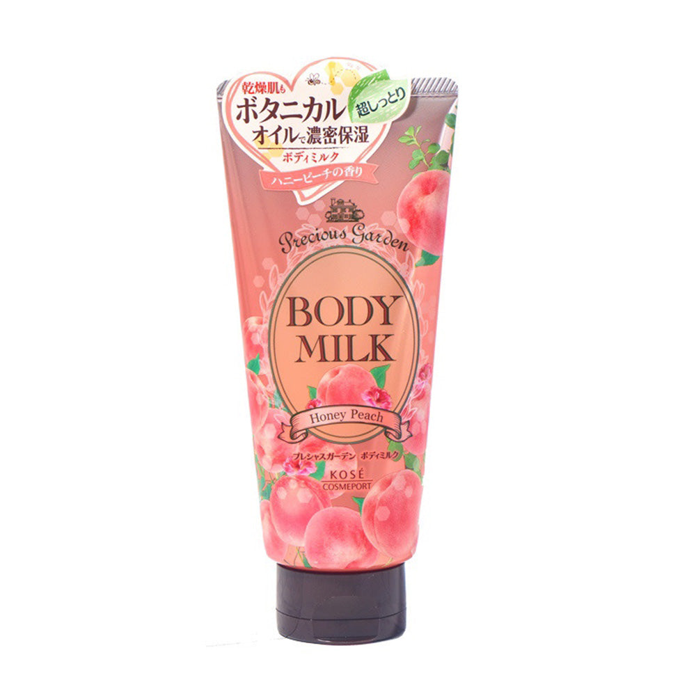 Kose-Precious-Garden-Moisturizing-Body-Milk---Honey-Peach-Scent,-200g-1