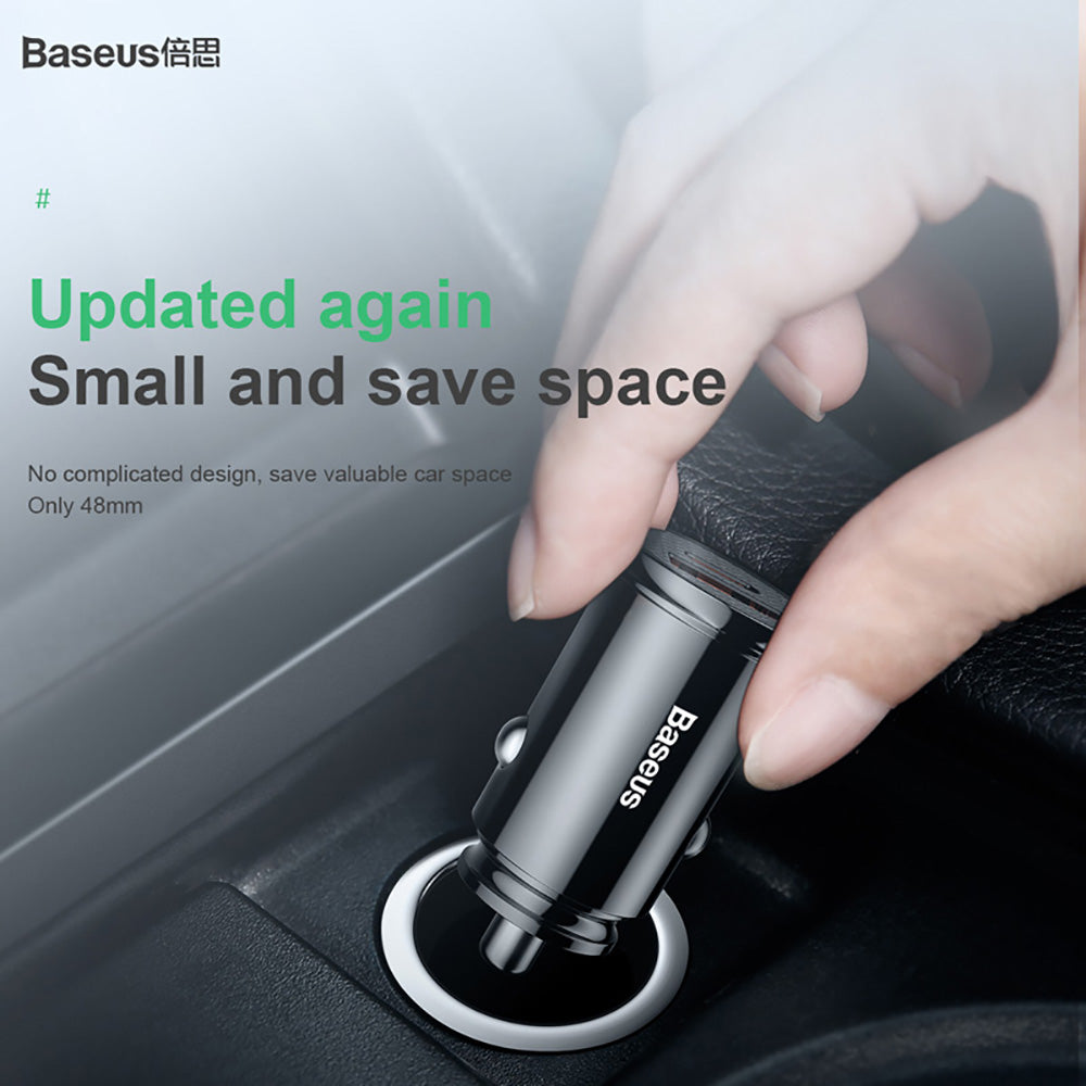 Baseus-Round-PPS-Plastic-Smart-Car-Charger-30W---Black-1