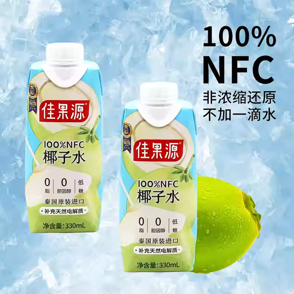 Jia-Guo-Yuan-100%-NFC-Coconut-Water---330ml-x-12-Bottles-1