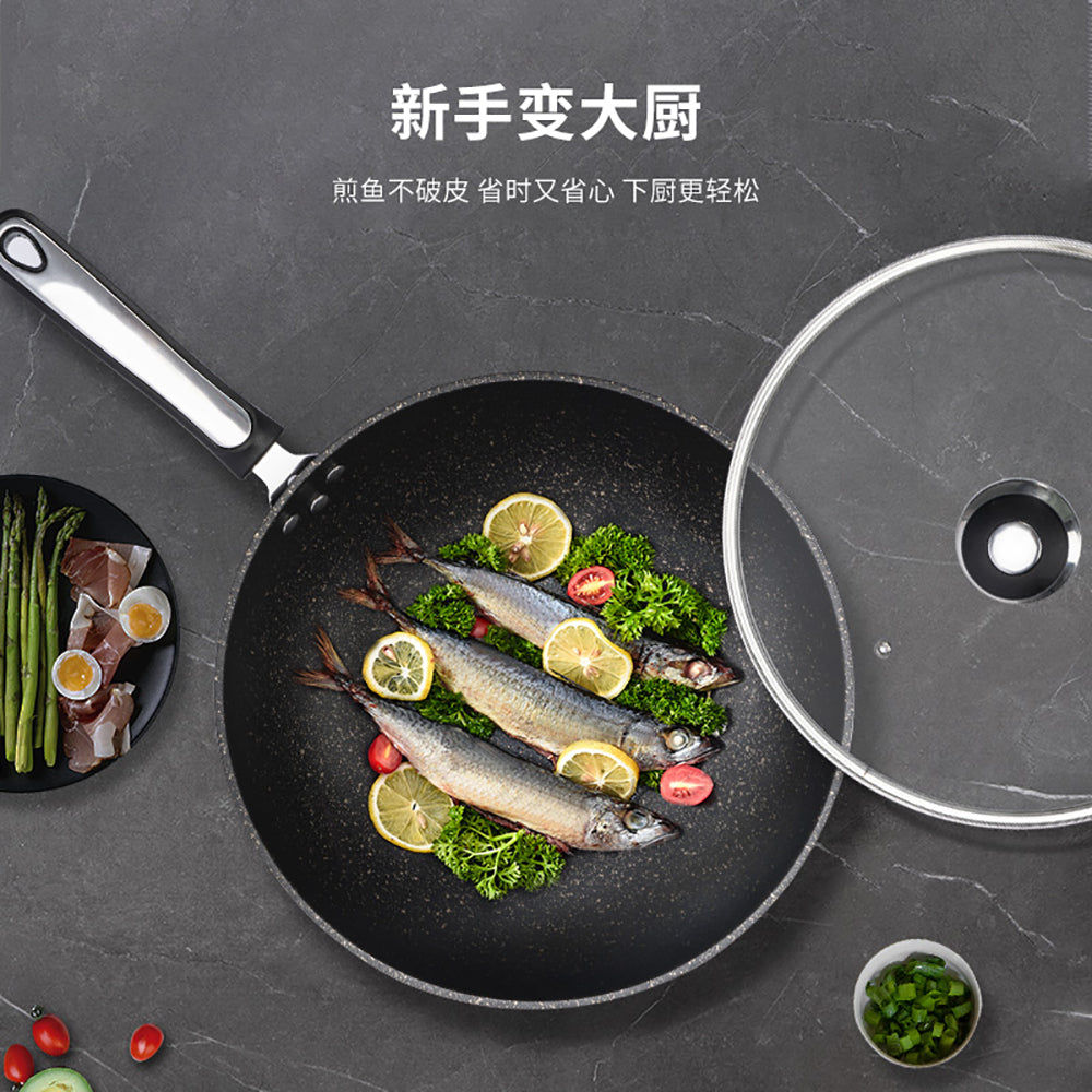 Fissler-Raindrop-Non-Stick-Iron-Wok---32cm-1