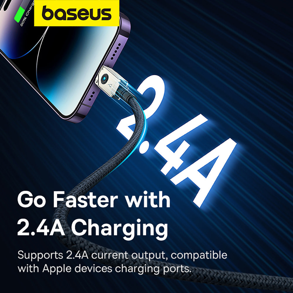 Baseus-Aerospace-Series-Fast-Charging-Cable-USB-to-iP-2.4A-1m-Starlight-White-1