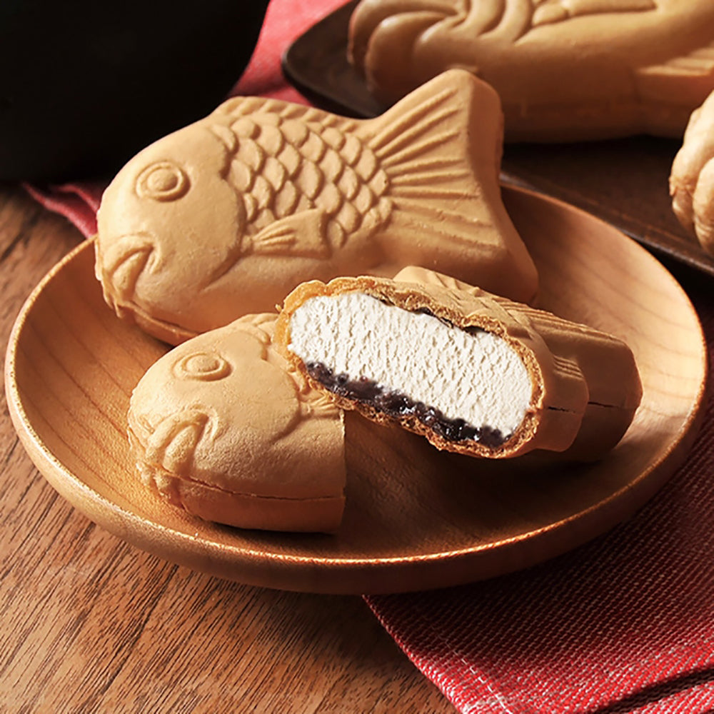 Imuraya-Taiyaki-Ice-Cream-with-Red-Bean-Filling---Box-of-5,-300ml-1