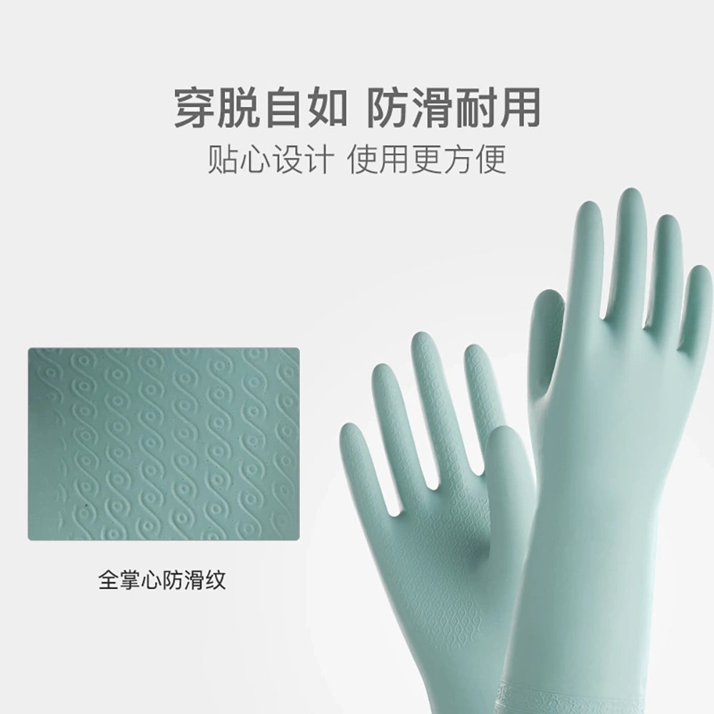 Lifease-Household-Cleaning-Gloves---Misty-Green,-Size-M-1