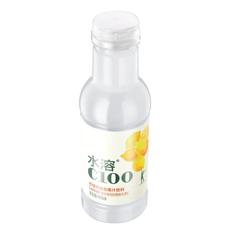 [Full-Case]-Nongfu-Spring-Water-Soluble-C100-Lemon-Flavour-445ml*15-Bottles/Case-1