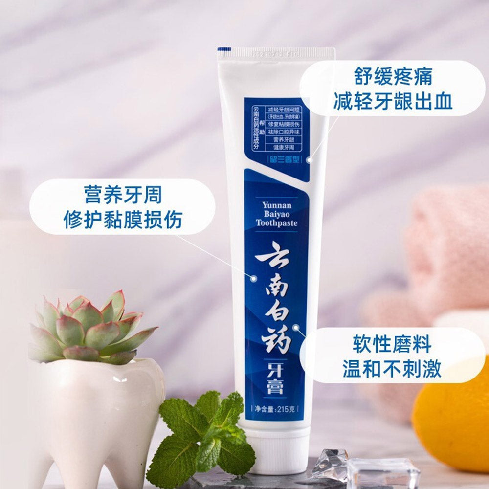 Yunnan-Baiyao-Toothpaste---Spearmint-Flavor,-215g-1