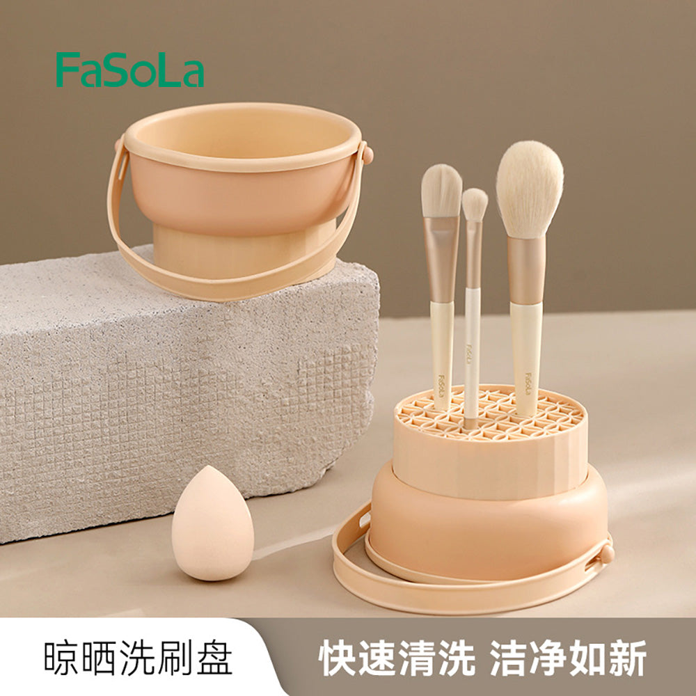 FaSoLa-Multi-Function-Brush-Cleaning-and-Drying-Tray---Nude-1