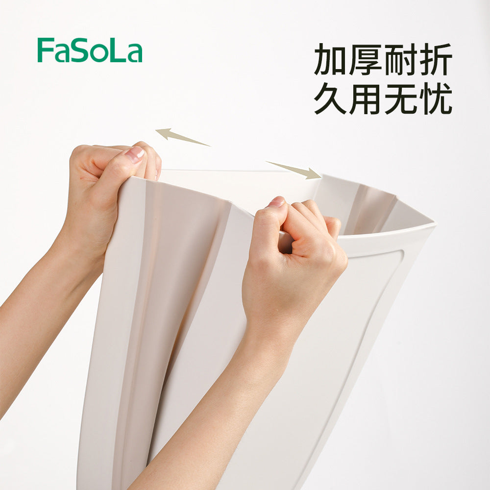 FaSoLa-Foldable-Trash-Bin---Milk-Coffee-Color,-9.7L-1