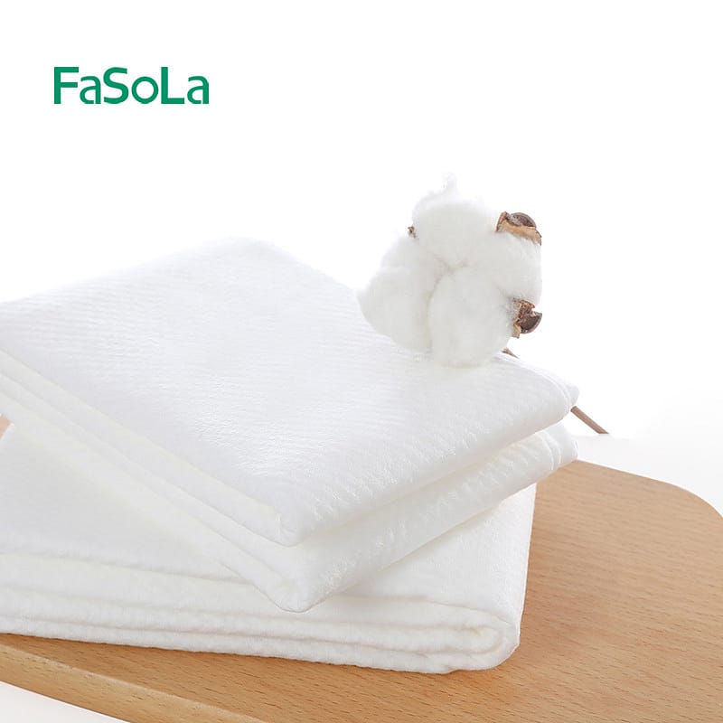 FaSoLa-Disposable-Pure-Cotton-Towel---White,-30x70cm-1