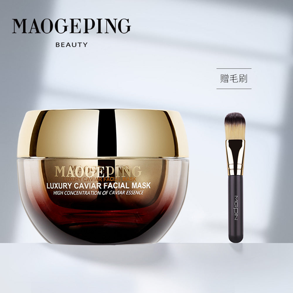 Maogeping-Luxury-Caviar-Facial-Mask-with-Brush---30g-1