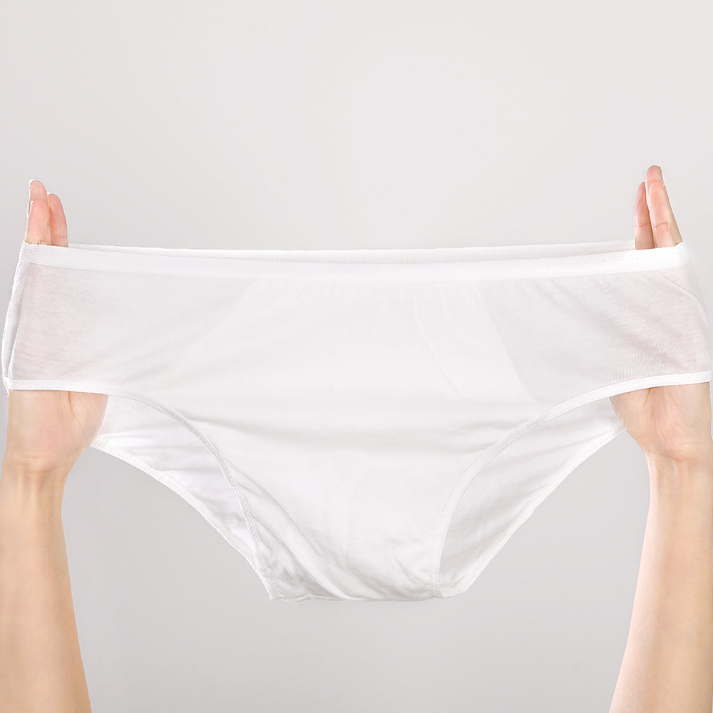 FaSoLa-Women's-Disposable-Cotton-Underwear---White-XXL,-Pack-of-5-1