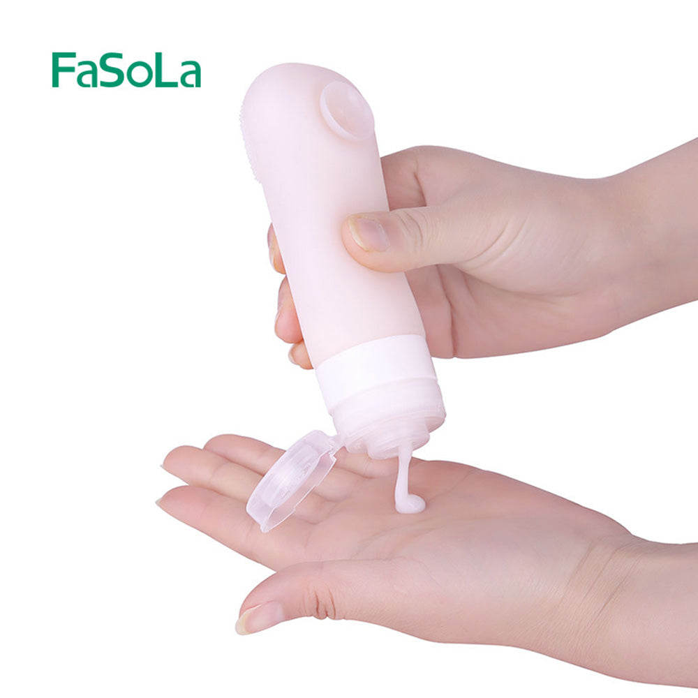 FaSoLa-Silicone-Refill-Bottle-in-Olive-Green,-60ml-1