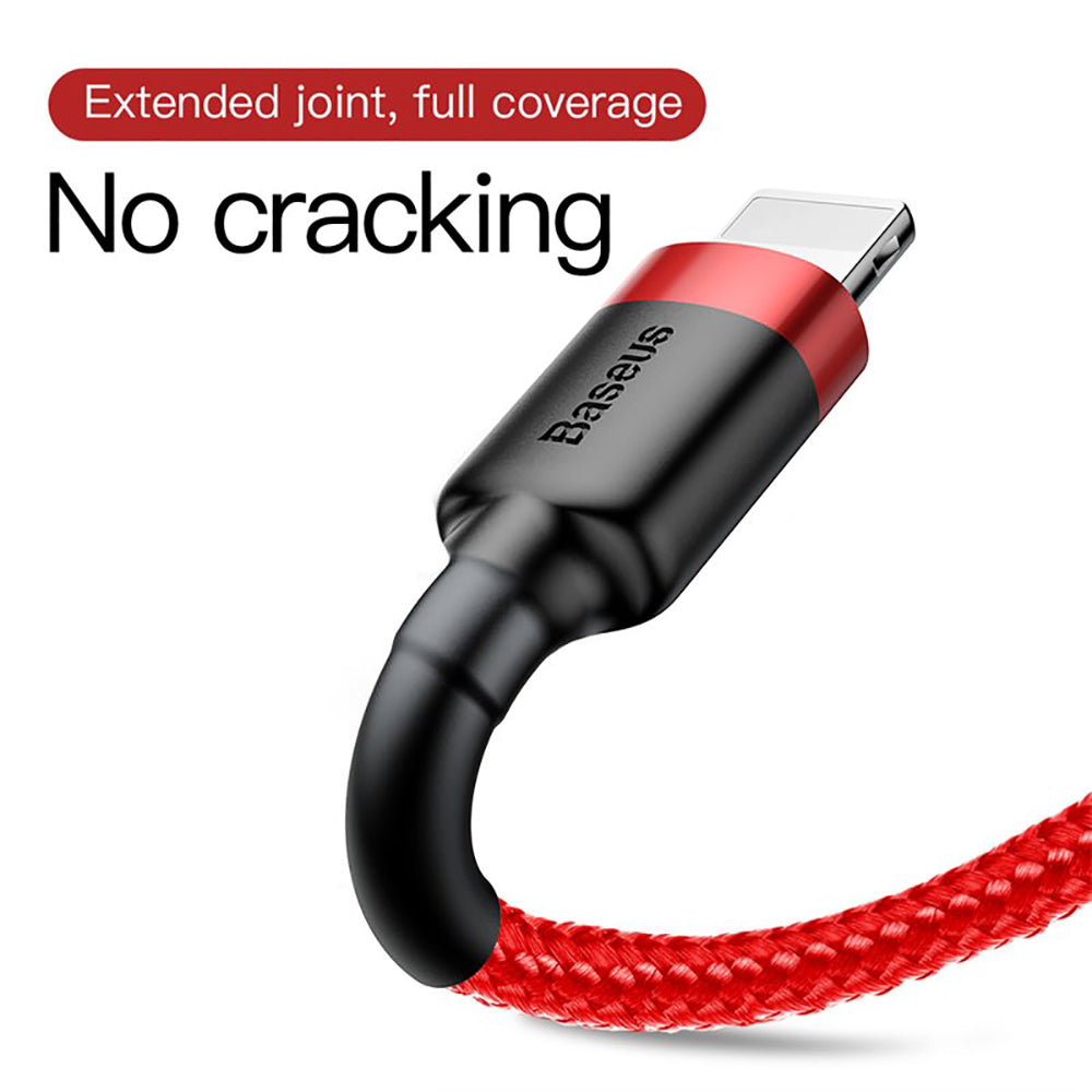 Baseus-Cafule-USB-to-Lightning-Cable-2.4A-1M---Red-1