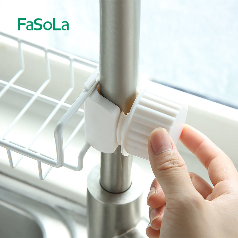 FaSoLa-Double-Row-Faucet-Storage-Rack---White-1