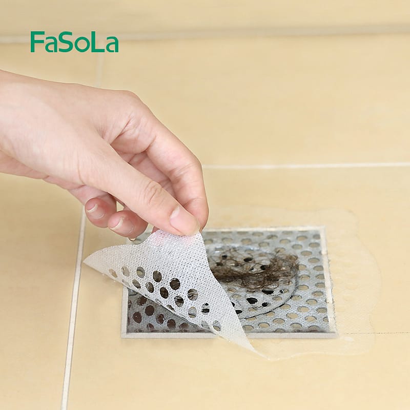 FaSoLa-Disposable-Hair-Filter-Nets,-15cm-Diameter,-Small-Holes,-White,-Pack-of-15-1