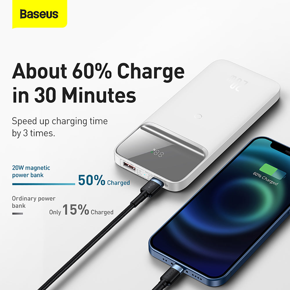 Baseus-Magnetic-Wireless-Quick-Charging-Power-Bank-10000mAh-20W---White-1