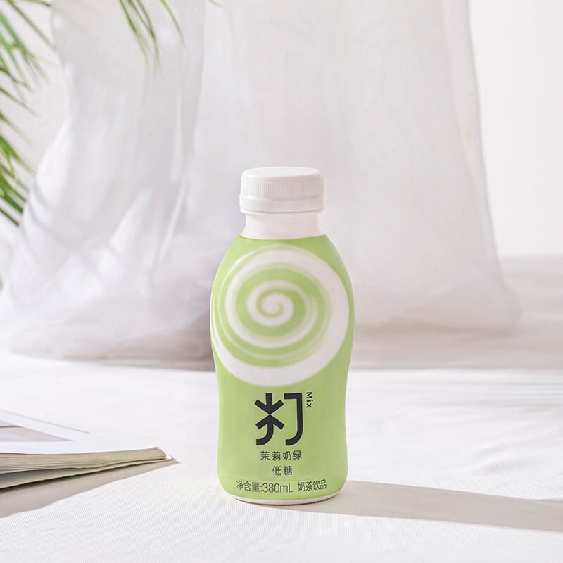 Nongfu-Spring-Jasmine-Green-Milk-Tea,-Low-Sugar---380ml-x-15-Bottles-1