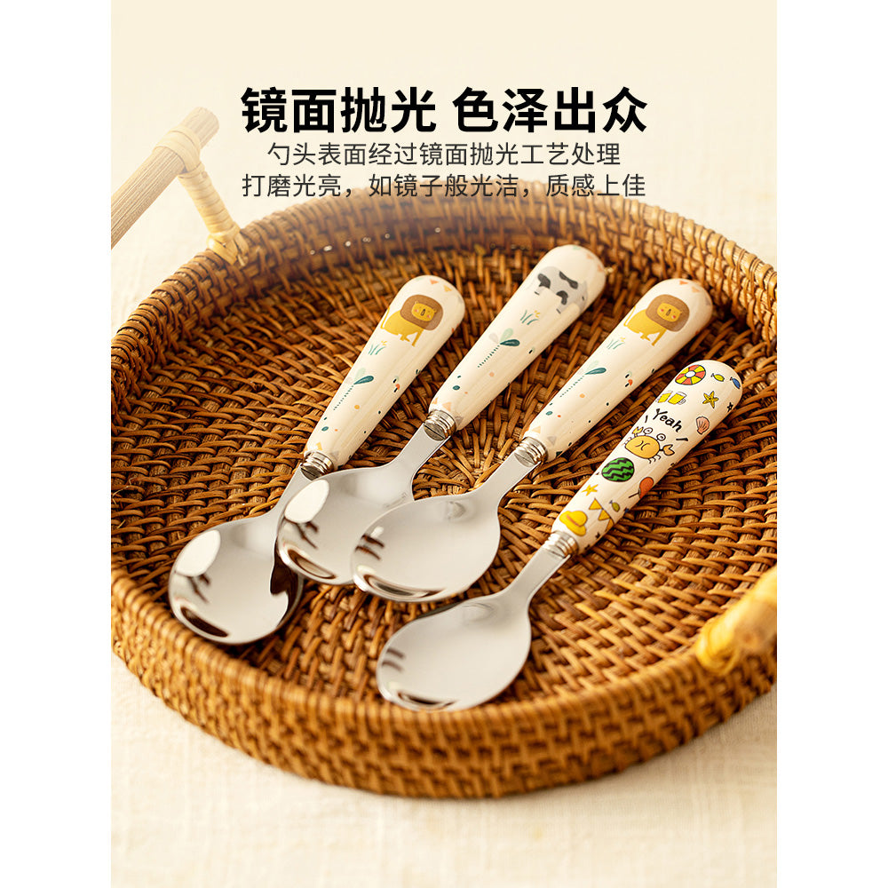 Modern-Housewife-304-Stainless-Steel-Sunny-Children's-Spoon-1