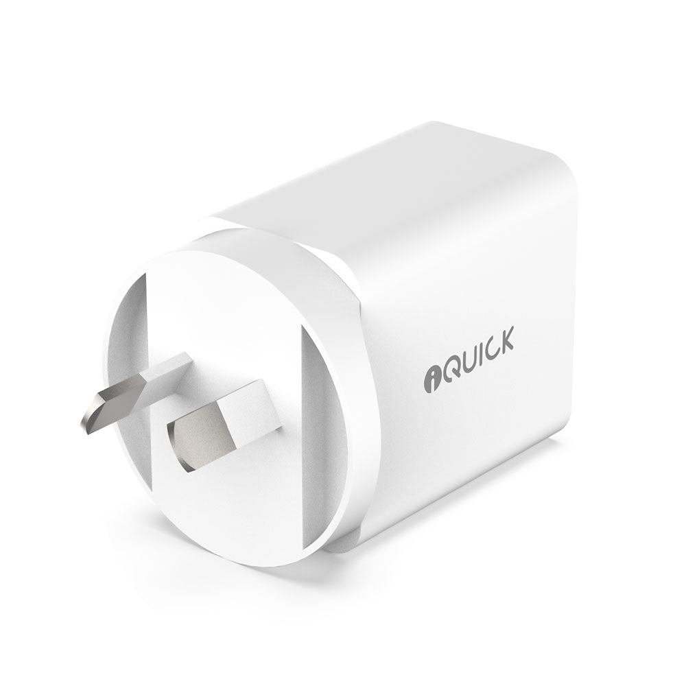 iQuick-30W-PD3.0+QC3.0-Dual-Port-Charger---White-1