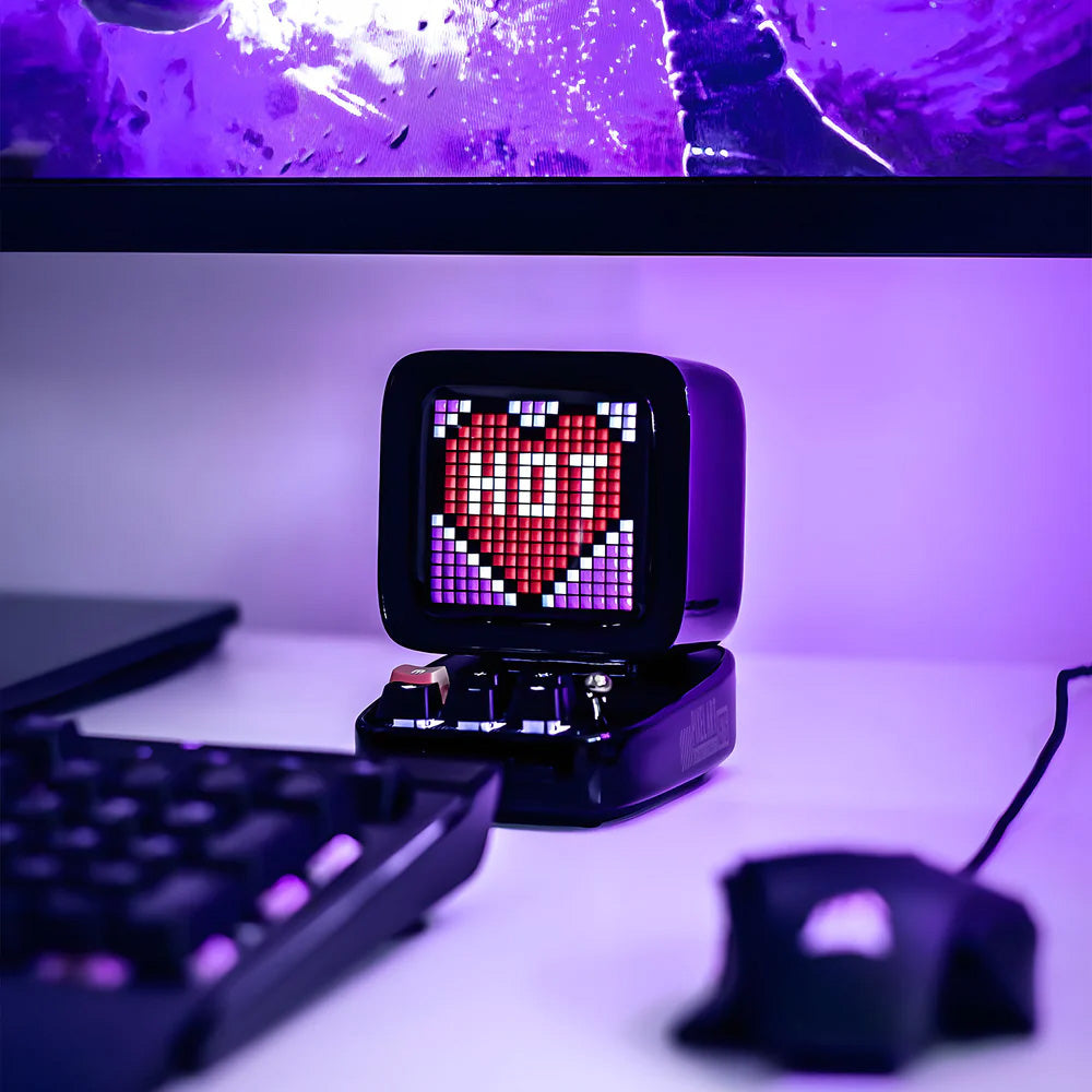 Divoom-Retro-Pixel-Art-Bluetooth-Speaker---Pink-1